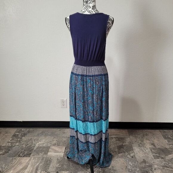 Daisy Fuentes maxi boho sleeveless dress - Picture 2 of 8